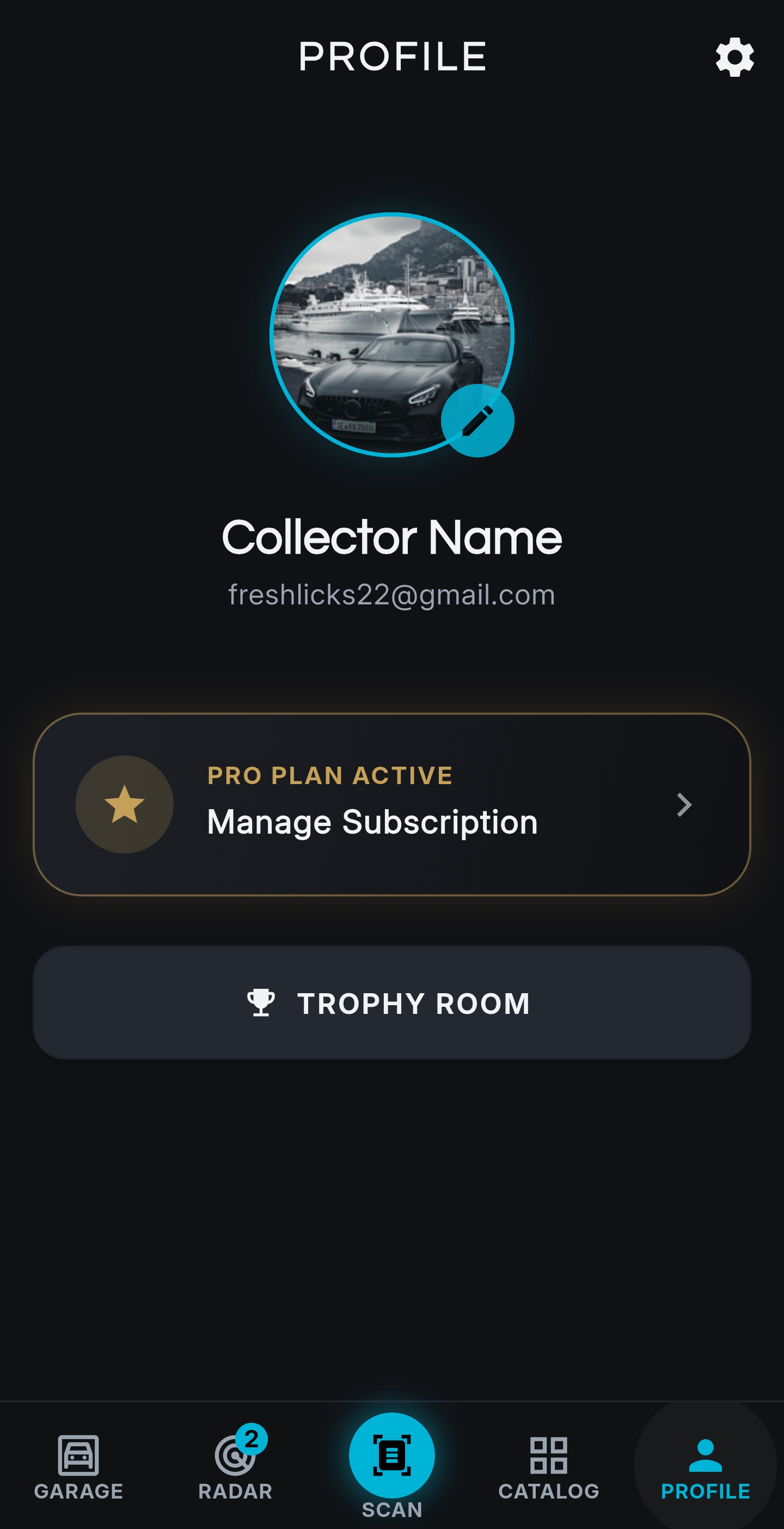 Profile Dashboard