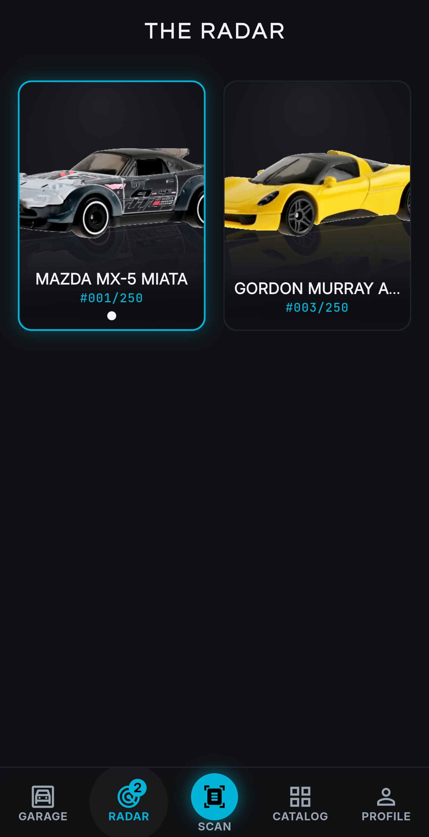 Collector Radar Interface